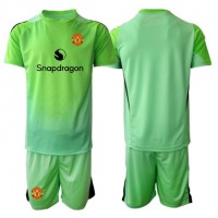 Manchester United Keeper Fotballklær Tredjedraktsett Barn 2025-26 Kortermet (+ korte bukser)